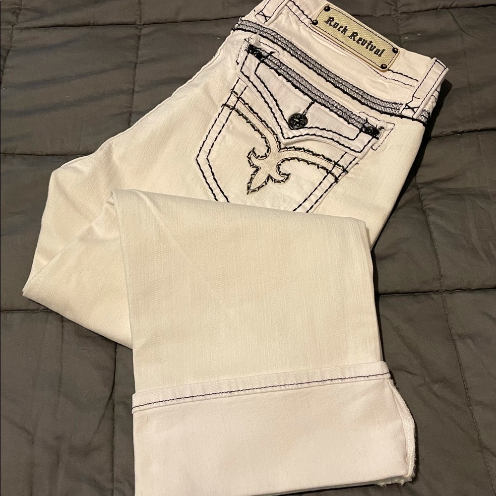 Ladies Rock Revival Capris Size 34